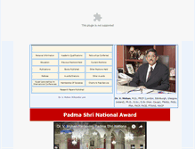 Tablet Screenshot of drvmohan.com